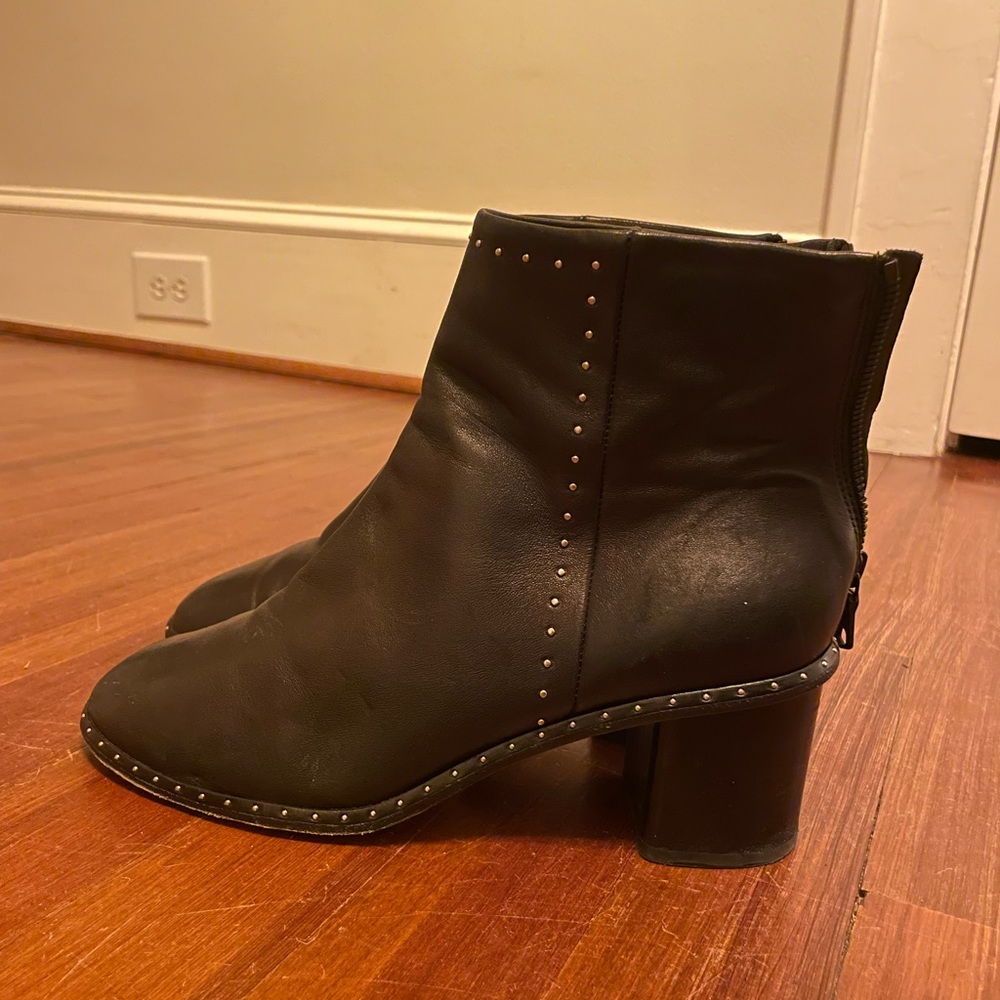 Rag & Bone, Willow stud boot, black leather, size 39